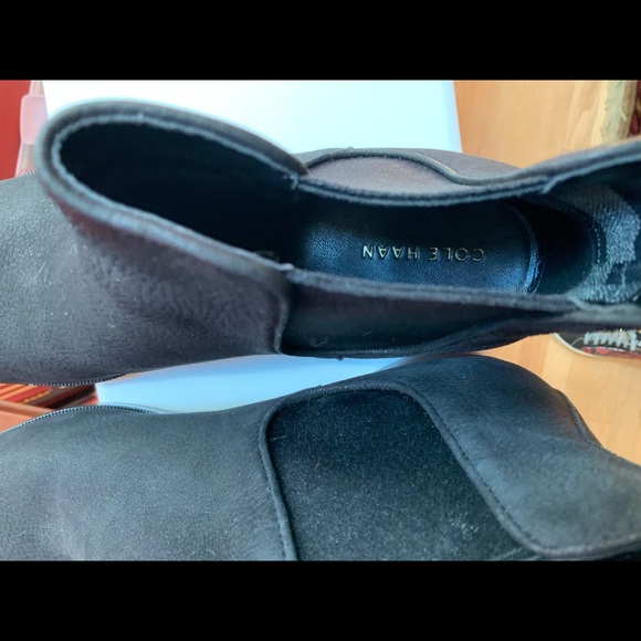 NWT Cole Haah suede black boots - Size 7.5 - Picture 6 of 8